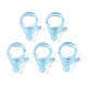 Transparent Acrylic Lobster Claw Clasps TACR-T023-01A-05-1