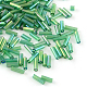 Tube AB-Color Plated Glass Bugle Beads X-SEED-R011-167-1