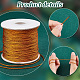 PH PandaHall 100 Yards 1mm Nylon String Beading Thread Bracelet String Chinese Knotting Cord Wind Chime Cord for Braided Bracelets Necklaces Macrame Wind Chime Lift Shade Blind Gardening Plant Peru NWIR-PH0002-18A-4