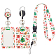 SUNNYCLUE ABS Plastic ID Badge Holder Sets AJEW-SC0002-23A-1