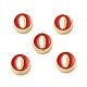 Perles en laiton émaillé KK-E068-VB151-2-1