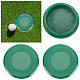 OLYCRAFT 3Pcs Green Golf Cup Cover 4 Inch Golf Hole Putting Green Golf Practice Training Aids Golf Training Equipment for Outdoor Activities Golf Activities AJEW-WH0014-98-1