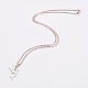 304 Stainless Steel Pendants Necklaces NJEW-E139-06RG-1