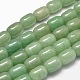 Natural Green Aventurine Column Bead Strands G-L405-08-16x12mm-1
