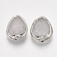 Perlas de cristal de cuarzo natural G-T120-04G-2