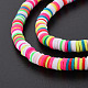 Handmade Polymer Clay Beads Strands CLAY-N008-043B-01-2