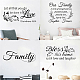 PVC Quotes Wall Sticker DIY-WH0200-056-6