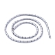 Hebras de perlas de vidrio esmerilado electrochapadas EGLA-K014-BF-FP01-3