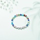Mot porte-bonheur bracelet BJEW-JB08584-03-2