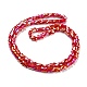 Plaqué couleur ab perles de verre brins EGLA-P051-06B-B06-2