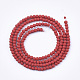 Spray Painted Non-magnetic Synthetic Hematite Beads Strands G-T124-12A-4