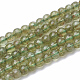 Natürliche grüne Apatit Perlen Stränge G-S150-28-5mm-1