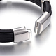 Leather Cord Bracelets BJEW-E352-15P-4