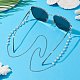 Cadenas de gafas con cuentas de perlas de vidrio AJEW-EH00388-2
