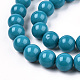 Opaque Solid Color Glass Beads Strands X-GLAA-T032-P10mm-13-3
