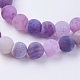 Natural Weathered Agate Beads Strands G-G589-8mm-06-5