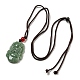 Natural Jadeite Pendant Necklaces G-H306-05-05-2