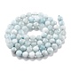 Chapelets de perles en aigue-marine naturelle G-H266-04-3