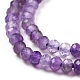 Natural Amethyst Beads Strands G-E194-01-4
