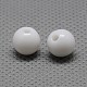 Solid Round Acrylic Beads X-MACR-I026-6mm-07-1