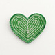 Heart Costume Accessories Computerized Embroidery Cloth Iron On Patches AJEW-S057-M16-3