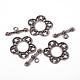 Alloy Toggle Clasps X-PALLOY-A13008-AS-NR-3