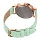 Dot or alliage ton cuir pu montres-bracelets électroniques X-WACH-F019-03B-4