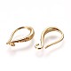Brass Earring Hooks KK-L177-34G-1