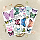 Globleland 3 Uds. Transferencias de decoración con tema de mariposa DIY-WH0404-004-8