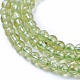 Natürlichen Peridot Perlen Stränge G-P433-26-3