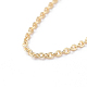 Long-Lasting Plated Brass  Cable Chain Necklaces X-NJEW-K112-06G-NF-2