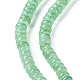 Natürlichen grünen Aventurin Perlen Stränge G-F748-E02-4