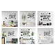 PVC Quotes Wall Sticker DIY-WH0200-077-5