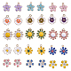 SUNNYCLUE 1 Box 30Pcs Enamel Flower Charms Alloy Cherry Blossom Pendant for DIY Jewellery Necklace Bracelet Earring Crafts FIND-SC0001-14-1