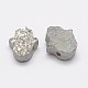 Hamsa Hand Druzy Crystal Beads G-F535-46-4
