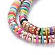 Set di braccialetti e collane elasticizzati perline heishi SJEW-JS01103-01-2