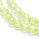 Chapelets de perles en préhnite naturelle G-O166-19-2mm-3