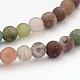 Frosted Round Natural Indian Agate Beads G-J338-02-4mm-1
