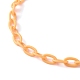 Персонализированные ожерелья-цепочки из абс-пластика NJEW-JN03220-02-3