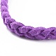 (venta de fábrica de fiestas de joyería) collares ajustables de cordón de gamuza sintética NJEW-JN02538-02-2