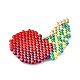 Handmade Seed Beads Pendants SEED-I012-25-2
