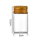 Bottiglie di vetro trasparente contenitori di perline CON-WH0085-75C-02-1