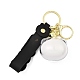 Cartoon-Schlüsselanhänger mit kleinem Tierkopf-Anhänger aus Acryl und PVC KEYC-P014-A04-2