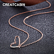 Creatcabin 925 ожерелье с подвеской из стерлингового серебра SJEW-CN0001-04-6