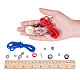 SUNNYCLUE 1 Set Braided Leather Charm Bracelet Making Kit Jewellry Making Craft Kits - DIY Make 6pcs Magnetic Clasp Wristband Bangle Bracelets 7.5-8.5 Inch for Men Women DIY-SC0004-17-5