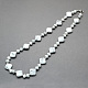 Fashionable Gemstone Beaded Necklaces NJEW-R209-02-1