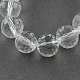 Transparente Glasperlen stränge GLAA-R095-12mm-15-1
