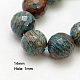Natural Chrysocolla Beads Strands G-G099-F14mm-35-1