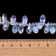 Chapelets de perles en verre électroplaqué&nbsp;EGLA-B006-01A-FR03-4