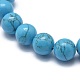Bracelets extensibles en jaspe turquoise synthétique BJEW-K212-C-022-2